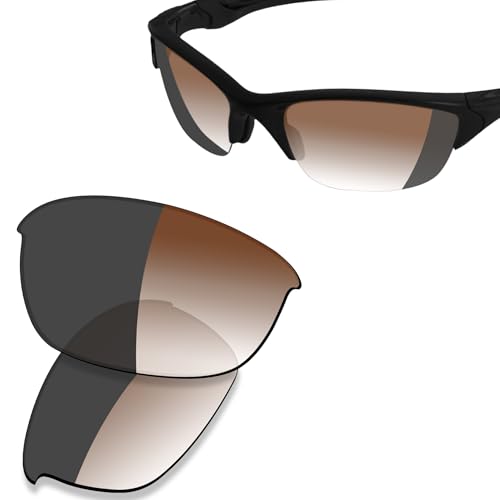 Image of SAUCER Premium Replacement Lenses & Rubber Kits for Oakley Half Jacket 2.0 OO9144 | UV400 Protection, Anti-Scratch