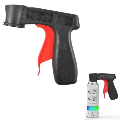 Pistola Pulverizadora Mango Adaptador,Pintura en Aerosol Portátil Que Puede Manejar,Mango Universal para Latas de Aerosoles,Pistola Aerosol Adaptador Spray Pintura Tokaneit