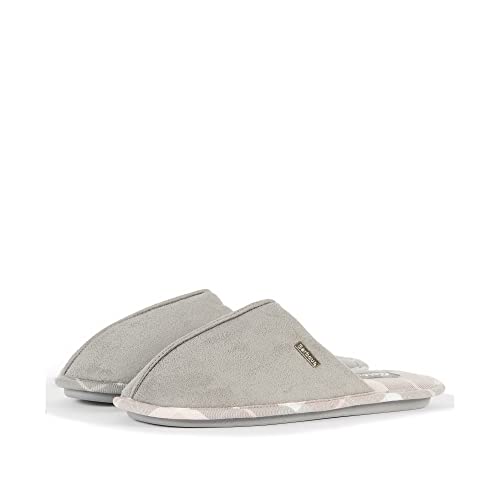 Price comparison product image Barbour SIMONE Ladies Suede Mule Slippers Grey 7