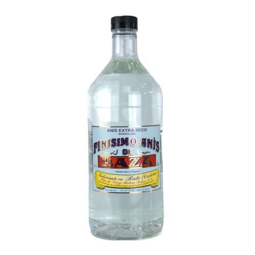 Anís Seco 55º Garrafa 3L | Anís Extra Seco Bidestilado, Tradicional | Formato Grande 3 Litros, Ideal para Sobremesa, Repostería y Uso Profesional