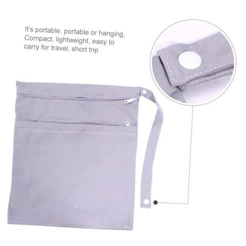 Bolso organizador para pañales KOMBIUDA gris miniatura 5