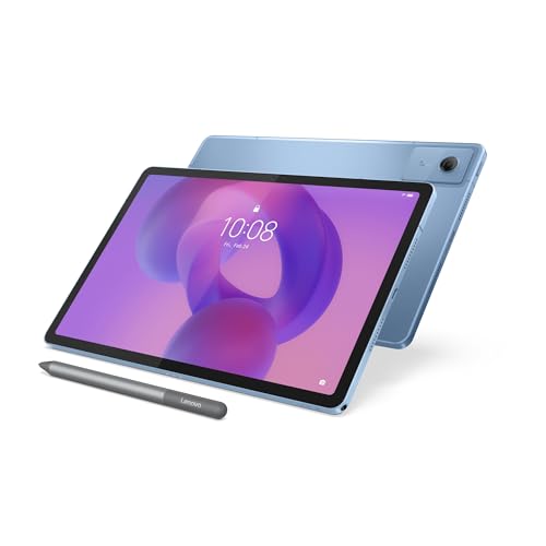 Lenovo Idea Tab Tablet - Display 11' 2.5K (2560x1600) 90Hz, Processore Mediatek Dimenity 6300, RAM 8GB, Memoria 256GB, 5G, WiFi 5, Tablet Android 15, Tab Pen inclusa - Polar Blue