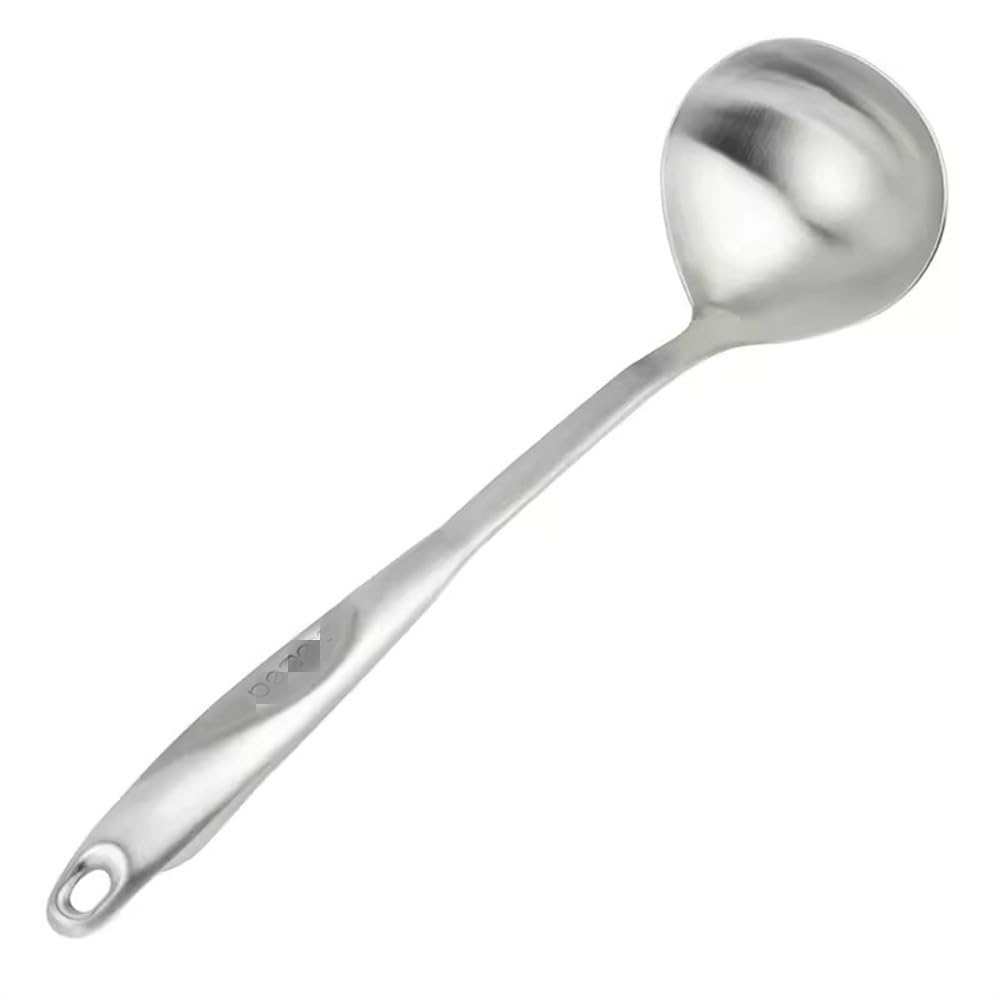 Cucharón para Sopa Cucharón para Sopa Cucharón para Sopa de Acero Inoxidable Cucharón para gachas Cucharón para Olla Caliente para cocinar