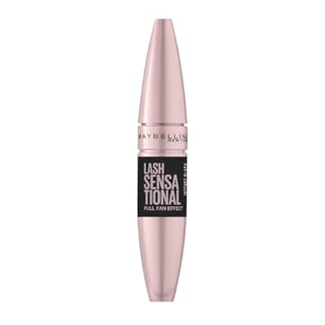 Maybelline New York Mascara Ciglia Sensazionali, Volumizzante, Effetto Ventaglio sulle Ciglia, Intense Black, 9,5 ml