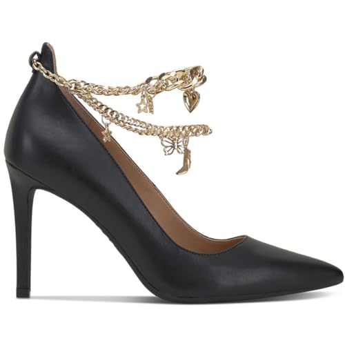 Cufflinks Inc. INC Womens SYIRAP Pointed Toe Stiletto Pumps Black 7.5 Medium (B,M)2