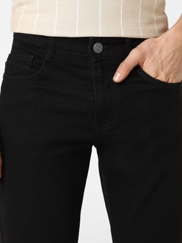 Image of Urbano Fashion Men's Stretch Fit Mid Rise Washed Bootcut Jeans Stretchable
