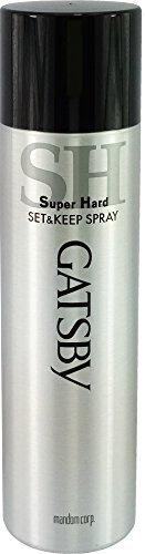 Mandom Gatsby Set & Keep Spray Super Hard HK, 5.7oz(160g)