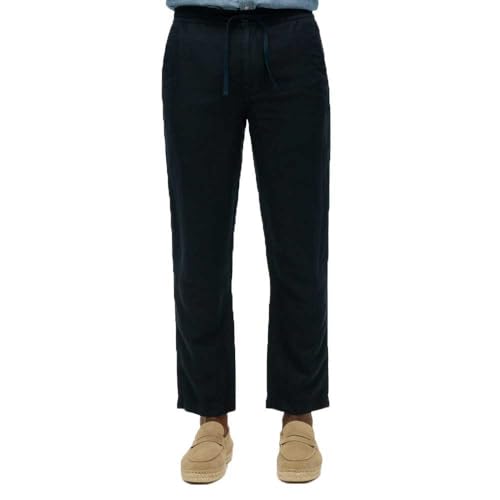 Pantalon en lin Superdry Merchant taille M contre la chaleur avec élégance