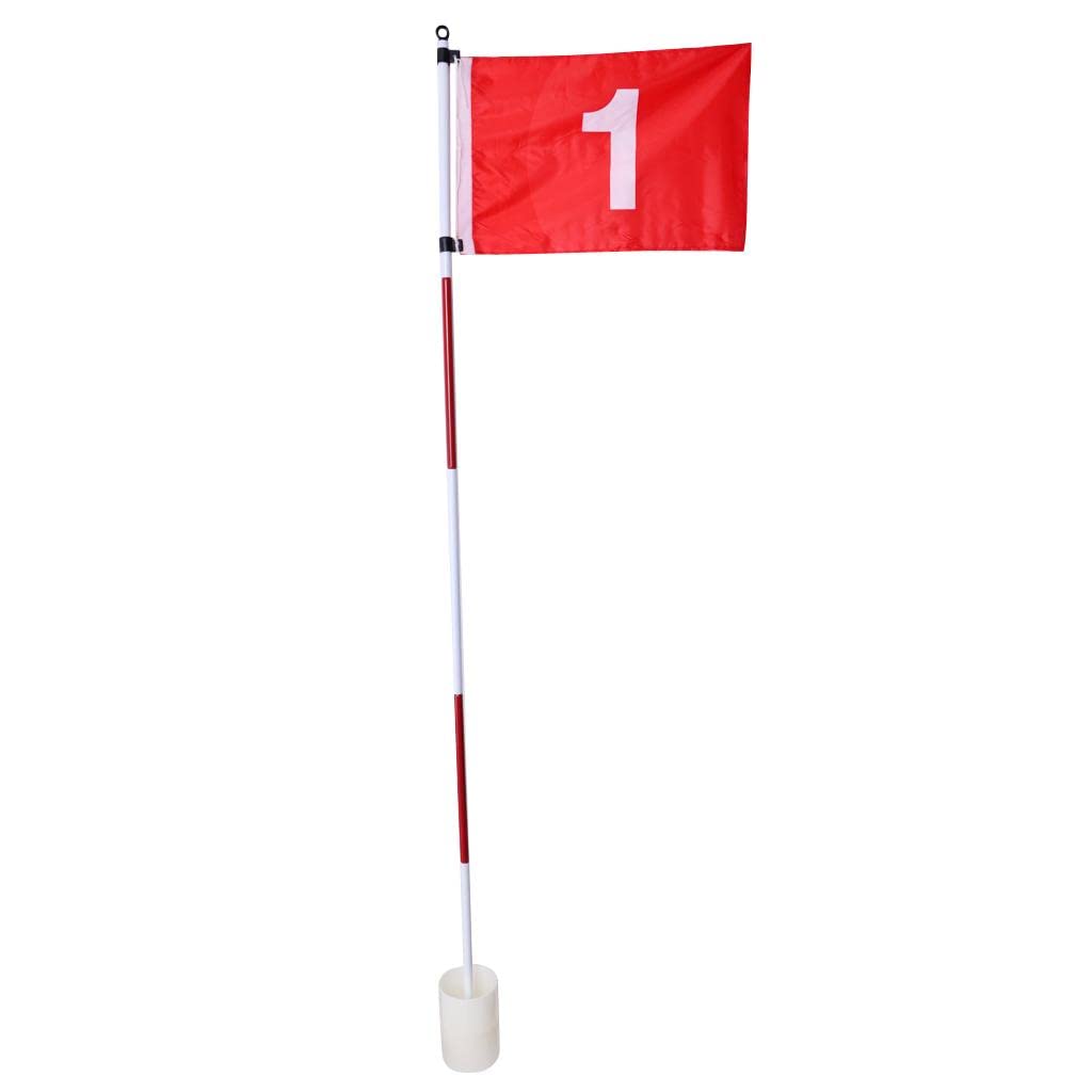 Hinterhof Praxis Golf Loch Pole Flag Cup