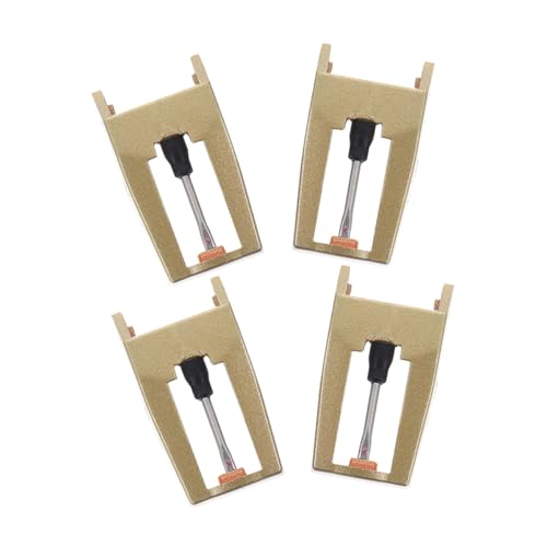 TOGEVAL Record Player Needle Replacement 4pcs Phonograph Record Player Needles