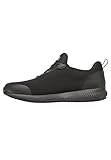 Skechers Herren Squad Sr Myton Sneaker, Black Textile Synthetic, 40.5 EU