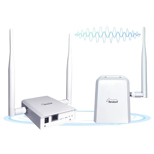 2025 Next-Gen Version, WiFi HaLow,Wireless Bridge 802.11ah Pro,Wi-Fi Halo Point-to-Point Long Range Wireless Access with 2 DBi High-Gain Antenna,Ethernet Air Bridge Repeater