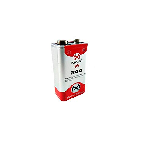 BATERIA 9V RECARREGAVEL MOX MO-9V240