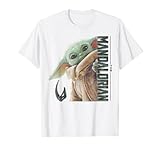 スター・ウォーズ:マンダロリアン・グローグの縦型ロゴ Tシャツ