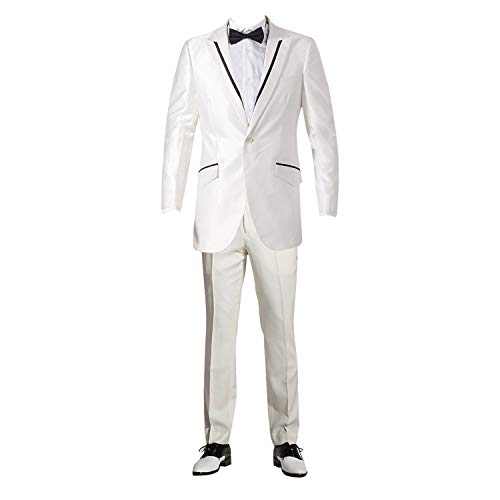 Amazon.com: HBDesign Mens 2 Piece 1 Button Slim Fit Or Can