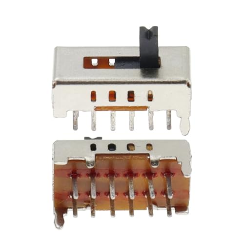 Interruptor de palanca de 12 pines SS-24D02G4 selector deslizante 2P4T 3
