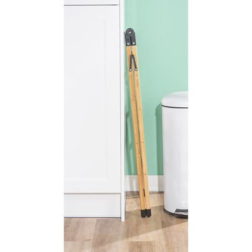 Beldray 4 Tier Extendable Clothes Airer – Foldable Ladder Design, Strong Bamboo Frame, Sturdy Steel Bars, Max Load 10kg, Lightweight, Compact Storage, Expands Horizontally From 3.4 m To 6.1 m - Image 6