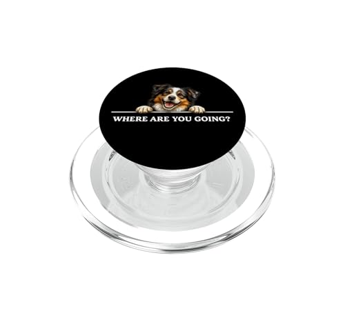PopSockets PopGrip pour MagSafe Berger Australien, support haut de gamme au design soigné