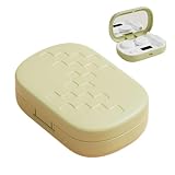 Soft Lens Cleaner Machine – Lenses Daily Care Cleaning, Rechargeable Intelligent With LED Display For | Family Friends Teen Contact Case Washer Ultrasound Ultrasonic Vibrator Portable Storage Box
