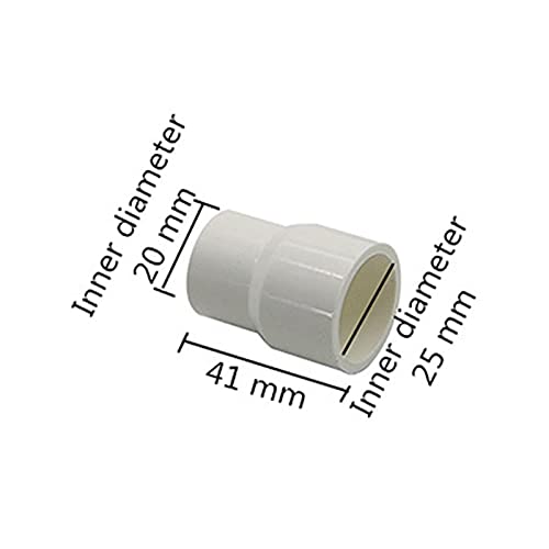 Adaptateur de connecteur de tuyau PVC 32-25 et raccord d'irrigation jardin