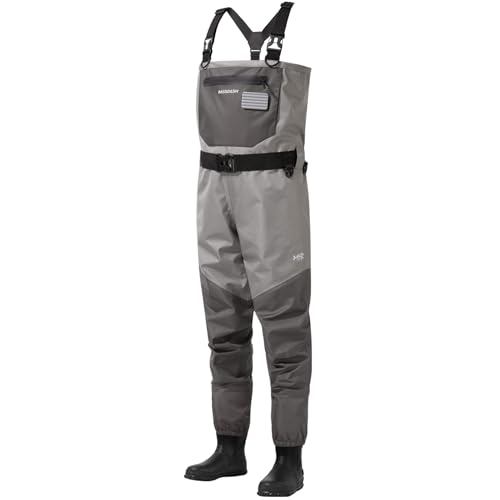 Image of BASSDASH FW08 Men's Breathable Waders Waterproof Fly Fishing Chest Fishing