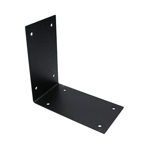 Support fixation murale pour post box plaque métallique renfort angle - 2