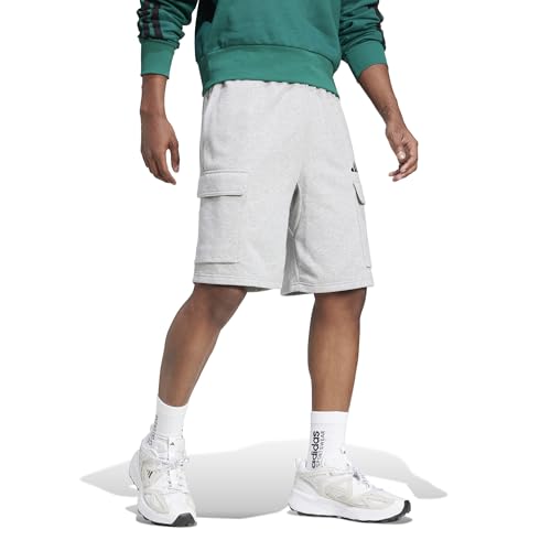adidas Men's Essentials Feel Cozy French Terry Cargo Shorts3