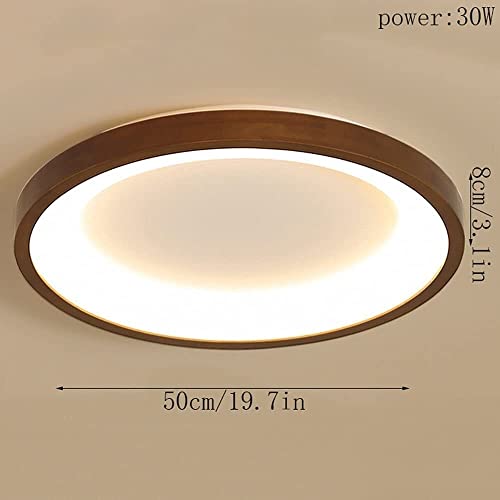 Plafonnier LED à intensité variable mince style chinois 50cm pour cuisine - 8