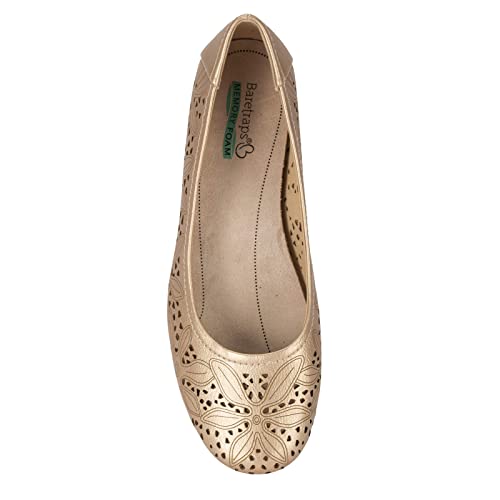 Baretraps Women's, Mariah Flat Light Gold #TOP3