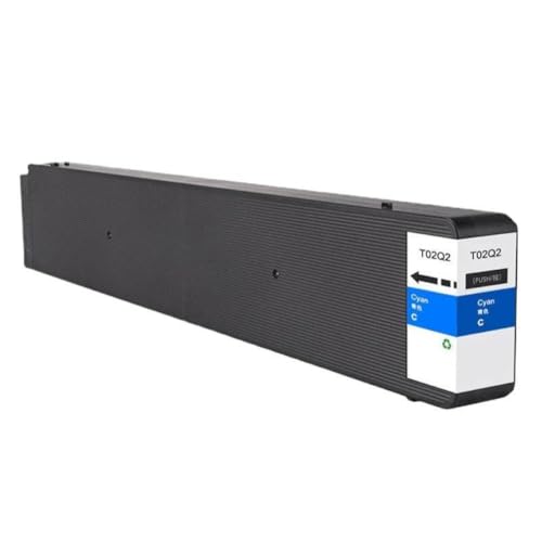 Cartouche d'encre pigmentée T02Q1 cyan anti-gaspillage pour WorkForce WF-C20600