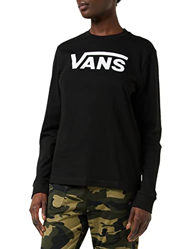Confortevole e traspirante Vans Flying V Classic LS BF Maglia a Maniche Lunghe, Nero (Black Blk), 40 (Taglia Unica: Small) Donna