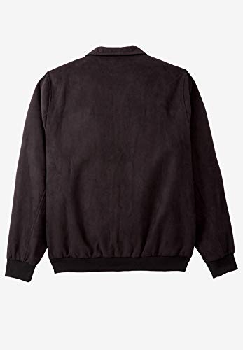 KingSize Men's Big & Tall Microsuede Bomber Jacket2