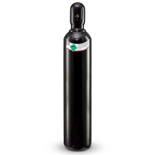 PrimeWeld 100% Argon Gas Welding Tank Full 125CF | DOT 3AA | USA CGA 580 Valve | Best Gas for TIG Welding Applications | Cylinders Full & Ready to Use