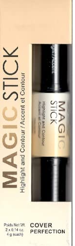 MAYU Magic Stick 2 in 1 Cover Perfection Highlight and Contour (4 g, Random Shade)