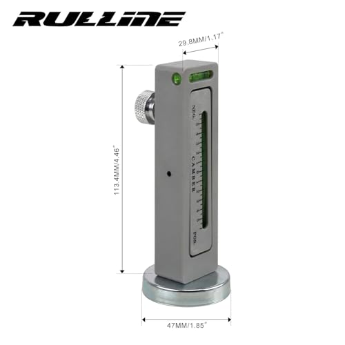 Image of RULLINE 2PCS Universal Magnetic Gauge Tool Wheel Alignment Camber Alignment Tool Magnetic Wheel Alignment Gauge Camber Caster Strut Wheel Alignment Tool for Truck Car RV