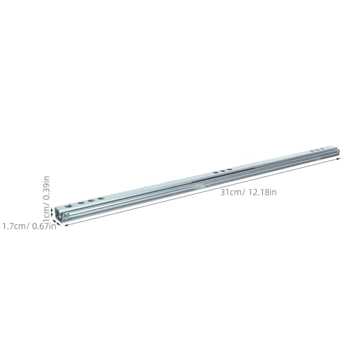 Guías para cajones con rodamientos de bolas y riel de extensión completa de 12.2" 3