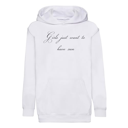 Sweat à capuche enfant sweat premium vêtement fille soleil coton