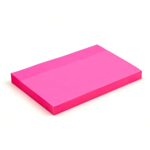 Bloc-notes adhésifs rose vif 100 feuilles Evergreen Goods contre l'oubli des tâches et mémos