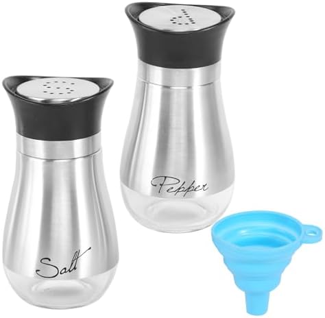 KICPUK Salzstreuer Mit Dosierfunktion - Verstellbarer Gewürzspender 250ml