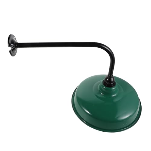 Pantalla colgante de 35 cm de exterior para lámpara de jardín y patio verde