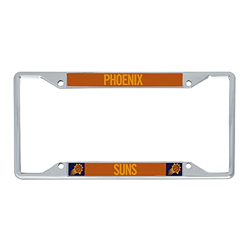 Desert Cactus Phoenix Suns License Plate Frame Team NBA Car Tag Holder for Front or Back of Car Officially Licensed Metal (Team Name)