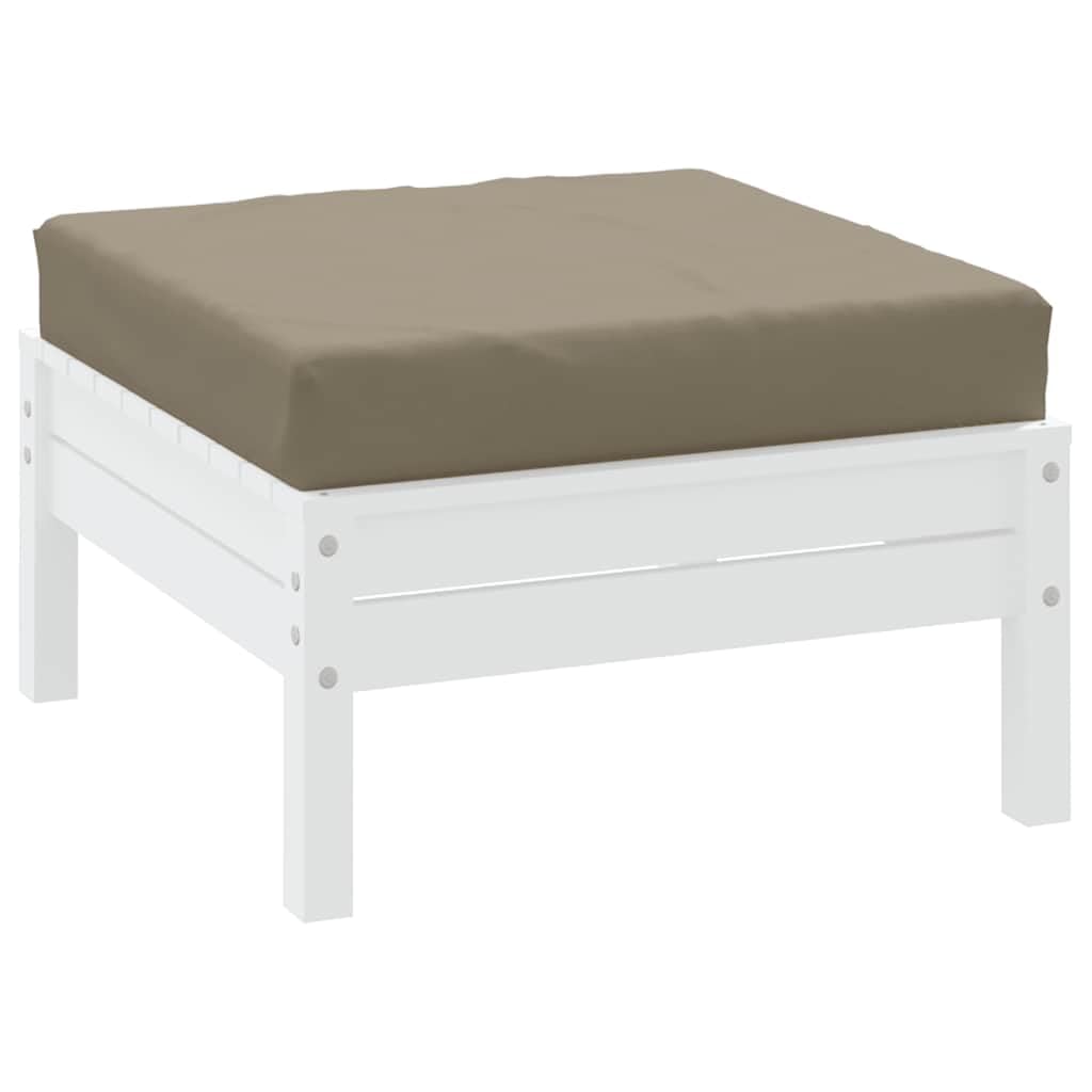 Genérico - Cojín de tela Oxford (60 x 60 x 9,5 cm), color marrón | Relleno de espuma, resistente al agua, uso interior y exterior, cojín de terraza