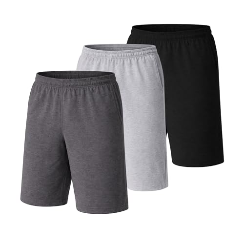 Image of Hanes Men's Shorts, Essentials Short with Pockets, Gym Shorts for Men, Men's Athletic Shorts, 7.5 inch