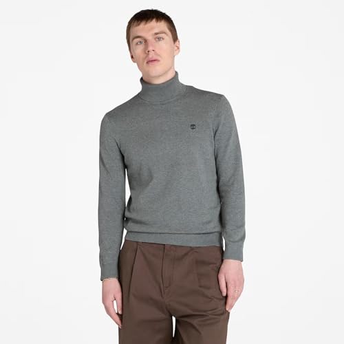 Timberland Pull en coton col côtelé tricoté en maille de qualité supérieure - 4