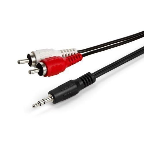 Câble 3.5mm mâle vers RCA mâle RiteAV - Cordon de rechange pour hifi - 2