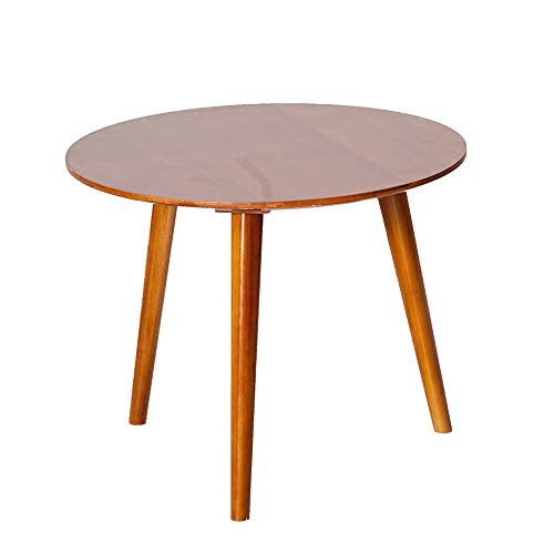 Folding table NAN Bambus Runder Tisch Dreibeinigen Stable Couchtisch Beistelltisch Wasserdicht Feuchtigkeitsbeständig Natürliche Schöne Leichte Durable (Color : A, Size : 60X49CM) Cover