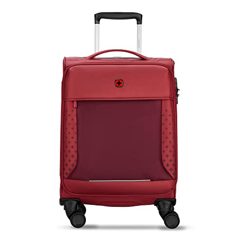 WENGER, Veric Pro Carry-On Softside Case, Salsa, 31 litres, Swiss Designed-Blend of Style & Function, 612315
