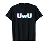 UwU - Anaglyph Anime Meme T-Shirt