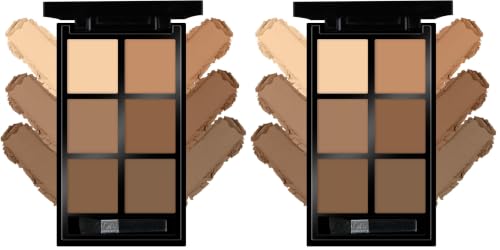 Image of Colors Queen Contour & Bronzer Palette | Matte Finish & Long Lasting Formula | Easy to Blend, Creamy Texture, Lightweight Contour and Bronzer Palette for Face Makeup (Shade - 01, 17g) (Pack of 2)