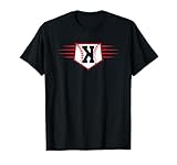 Backwards K Baseball Pitcher Strikeout Graphic T-Shirt